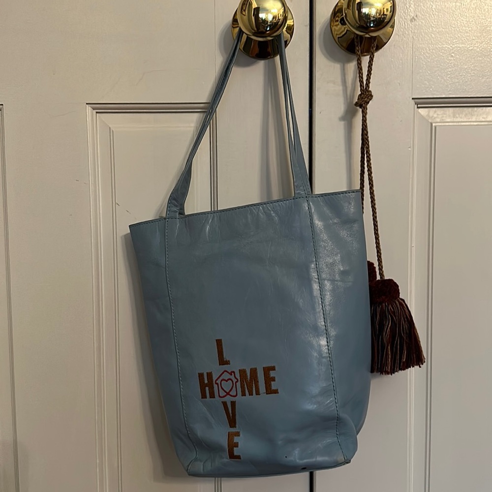 Hobo Small Embroidered Leather Tote